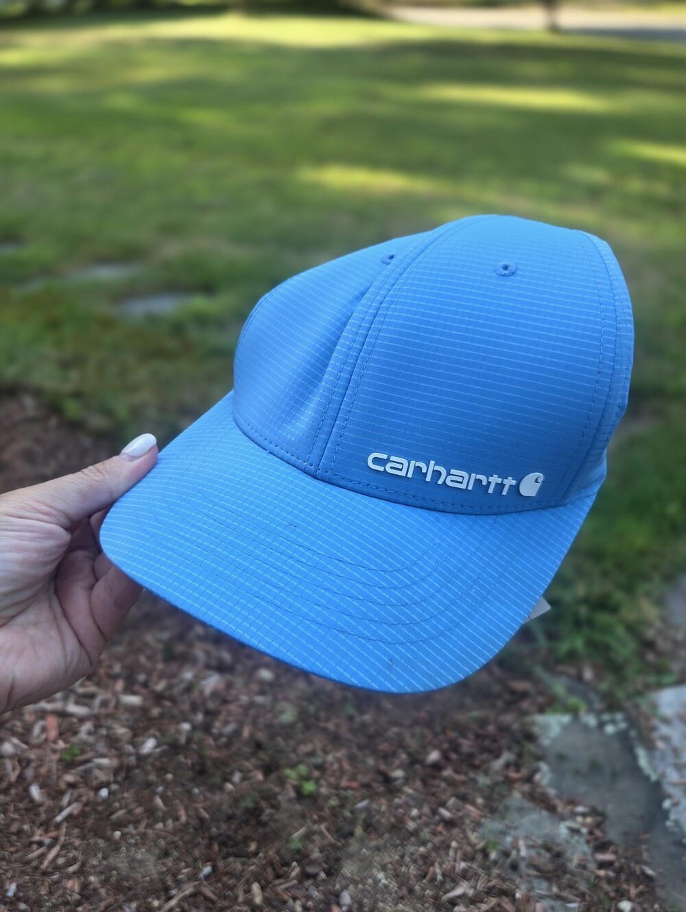 Carhartt Bright Blue Ripstop Snapback Cap